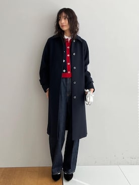 本村　実沙子さん（レディース・166cm）の秋コーディネート