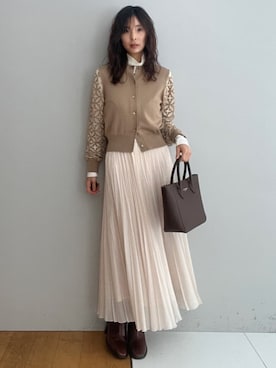 本村 実沙子さん(レディース・166cm)の冬コーディネート