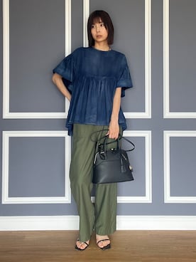 本村 実沙子さん(レディース・166cm)の夏コーディネート