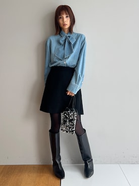 本村 実沙子さん(レディース・166cm)の秋コーディネート