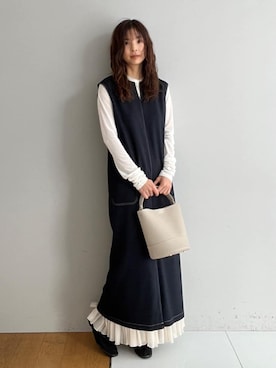 本村 実沙子さん(レディース・166cm)の冬コーディネート