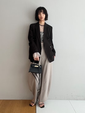 本村 実沙子さん(レディース・166cm)の春コーディネート