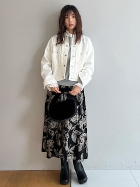 本村 実沙子さん(レディース・166cm)の冬コーディネート
