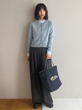 「NOMADIS（ノマディス）のアイテム」を使った、本村　実沙子さん（レディース・166cm）の冬コーディネート