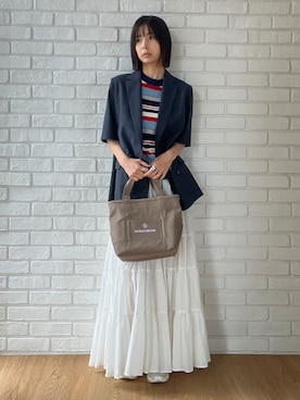 本村 実沙子さん(レディース・166cm)の春コーディネート