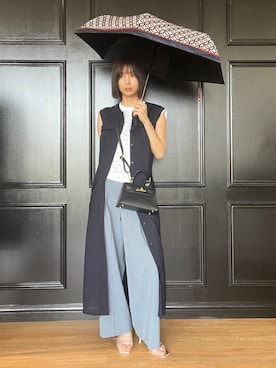 「PROVOKE （プロヴォーク）のアイテム」を使った、本村　実沙子さん（レディース・166cm）の春コーディネート