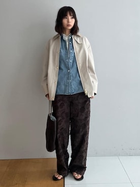 「NOMADIS（ノマディス）のアイテム」を使った、本村　実沙子さん（レディース・166cm）の春コーディネート