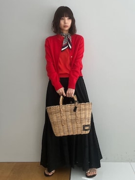 「NICOLAS LAINAS（ニコラスライナス）のアイテム」を使った、本村　実沙子さん（レディース・166cm）の春コーディネート