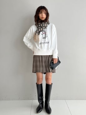 本村 実沙子さん(レディース・166cm)の秋コーディネート
