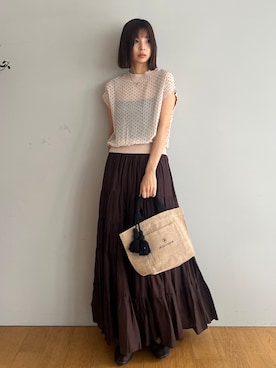 本村 実沙子さん(レディース・166cm)の夏コーディネート
