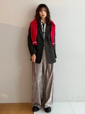 本村 実沙子さん(レディース・166cm)の秋コーディネート
