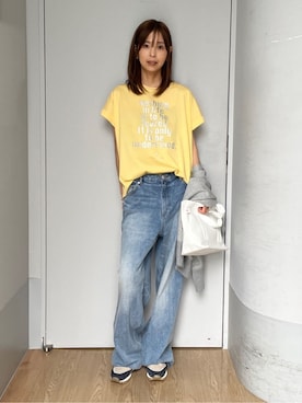 本村　実沙子さん（レディース・166cm）の夏コーディネート