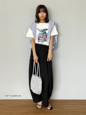 「DRESSTERIOR（ドレステリア）のアイテム」を使った、本村　実沙子さん（レディース・160cm）の春コーディネート