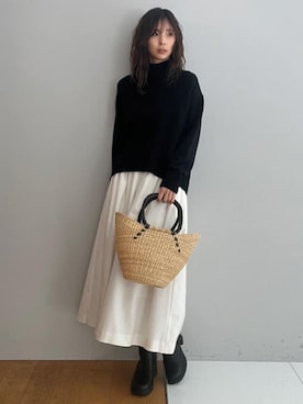 本村 実沙子さん(レディース・166cm)の冬コーディネート