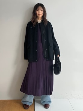 本村 実沙子さん(レディース・166cm)の冬コーディネート