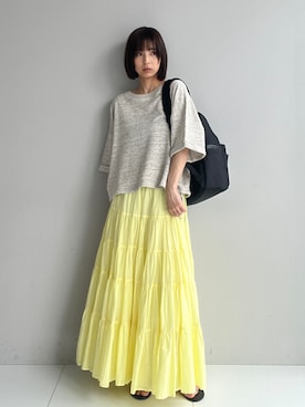 本村 実沙子さん(レディース・166cm)の春コーディネート
