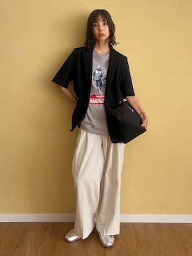 本村 実沙子さん(レディース・166cm)の夏コーディネート