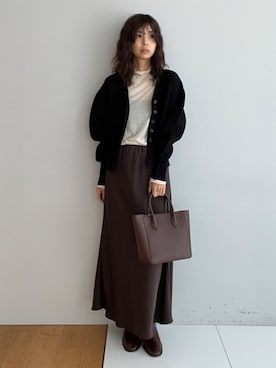 本村 実沙子さん(レディース・166cm)の秋コーディネート