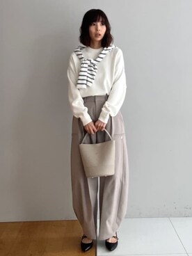 本村 実沙子さん(レディース・166cm)の春コーディネート