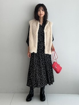 本村 実沙子さん(レディース・166cm)の秋コーディネート