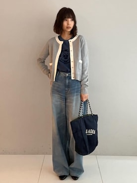 「NOMADIS（ノマディス）のアイテム」を使った、本村　実沙子さん（レディース・166cm）の春コーディネート