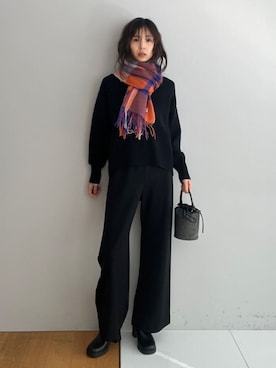 本村 実沙子さん(レディース・166cm)の冬コーディネート