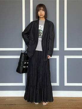 本村 実沙子さん(レディース・166cm)の春コーディネート