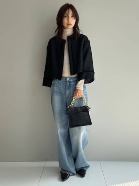 「Kassiopea（カシオペア）のアイテム」を使った、本村　実沙子さん（レディース・166cm）の夏コーディネート