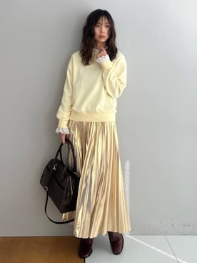 本村 実沙子さん(レディース・166cm)の冬コーディネート