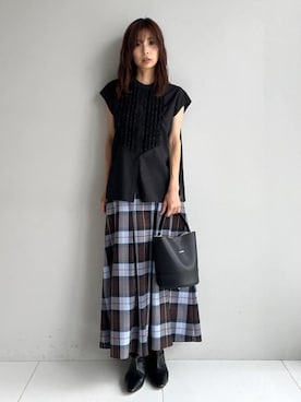 本村 実沙子さん(レディース・166cm)の夏コーディネート