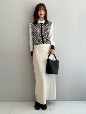 本村 実沙子さん(レディース・166cm)の夏コーディネート