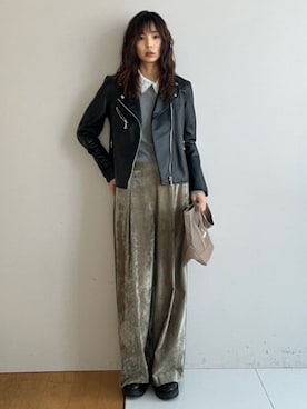 本村 実沙子さん(レディース・166cm)の冬コーディネート