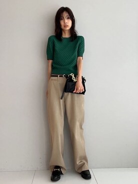 「Kassiopea（カシオペア）のアイテム」を使った、本村　実沙子さん（レディース・166cm）の夏コーディネート