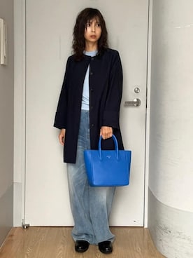 本村　実沙子さん（レディース・166cm）の秋コーディネート