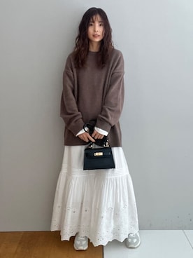 本村 実沙子さん(レディース・166cm)の冬コーディネート