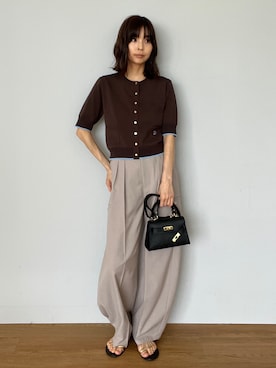 「NICOLAS LAINAS（ニコラスライナス）のアイテム」を使った、本村　実沙子さん（レディース・164cm）の春コーディネート