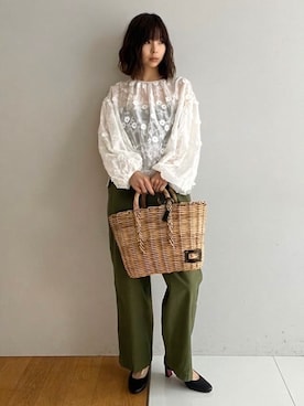 本村 実沙子さん(レディース・166cm)の春コーディネート