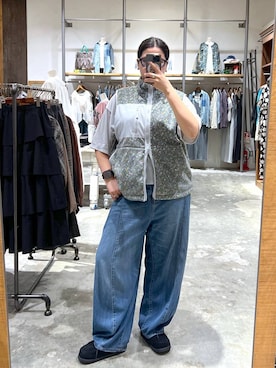 「niko and...（ニコアンド）のアイテム（サングラス）」を使った、あめさん（レディース・167cm）の秋コーディネート