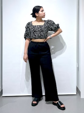 「FOREVER 21（フォーエバー トゥエンティーワン）のアイテム」を使った、あめさん（レディース・167cm）の夏コーディネート
