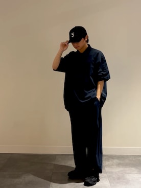 「URBAN RESEARCH Sonny Label（アーバンリサーチサニーレーベル）のアイテム（帽子）」を使った、西迫太陽さん（メンズ・162cm）の春コーディネート