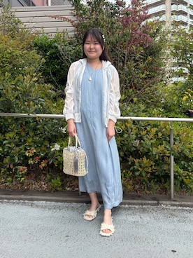 「MICO COULIER（ミコクリエ）のアイテム」を使った、miki.aさん（レディース・157cm）の春コーディネート