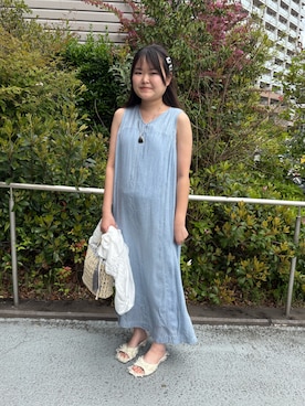 「MICO COULIER（ミコクリエ）のアイテム」を使った、miki.aさん（レディース・157cm）の春コーディネート