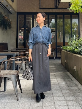 ゆきさん（レディース・156cm）の秋コーディネート