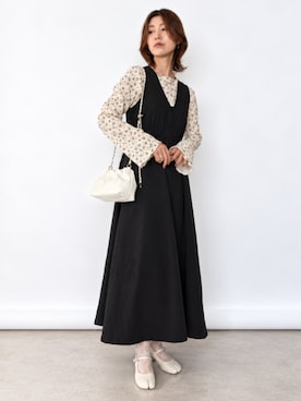 「styiro（スタイロ）のアイテム」を使った、aki__さん（レディース・154cm）の秋コーディネート