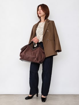 「styiro（スタイロ）のアイテム」を使った、aki__さん（レディース・154cm）の秋コーディネート