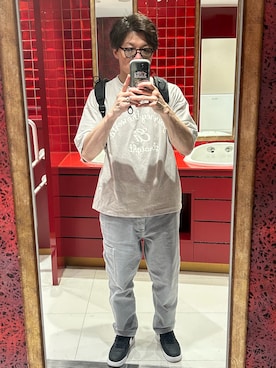 「Confirm（コンファーム）のアイテム」を使った、ぷろぺら太郎さん（メンズ・171cm）の夏コーディネート