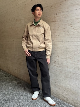 「LACOSTE（ラコステ）のアイテム」を使った、Yamakoooさん（メンズ・174cm）の冬コーディネート