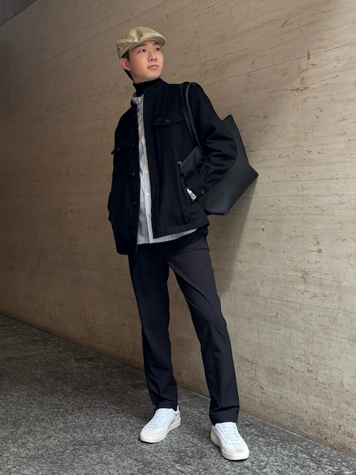 LACOSTE（ラコステ） メリノウールタートルネックセーター メンズ