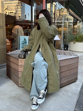 「ap retro（アプレトロ）のアイテム」を使った、ap retro_officialさん（レディース・156cm）の冬コーディネート