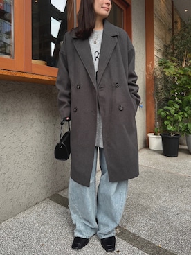 「ap retro（アプレトロ）のアイテム」を使った、ap retro_officialさん（レディース・156cm）の冬コーディネート